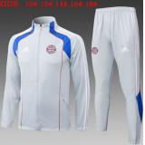 Chándal Bayern Munich 2025/26 ( Gray Long Zipper) - NIÑOS